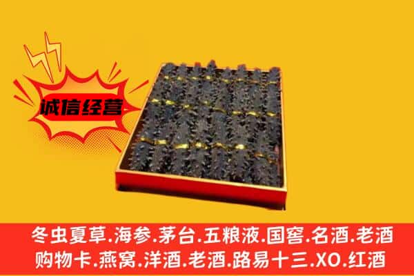 威海乳山市回收海参